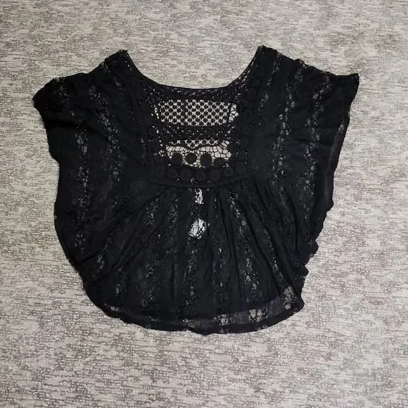 Cato brand black lace tunic - Picture 9 of 9